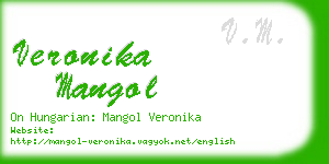 veronika mangol business card